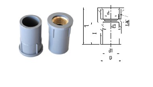 JIS Faucet Socket with Copper Insert